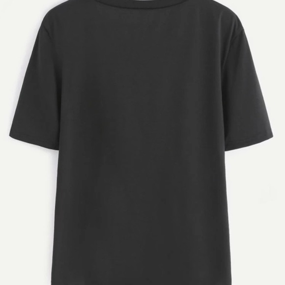 Letter & Skull Distress Tee - Picture 2 of 3